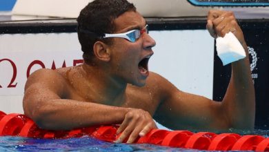 السباح التونسي أحمد الحفناوي يحقق الميدالية الذهبية الأولى للعرب في أولمبياد طوكيو