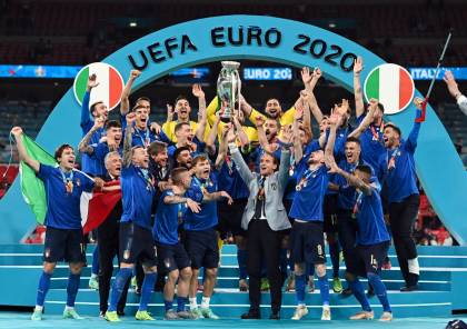نهائي يورو 2020 بين إيطاليا وانجلترا انتهت بفوز الأولى